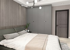 Grey Bedroom Wardrobe