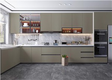 PET Film Kitchen Cabinet