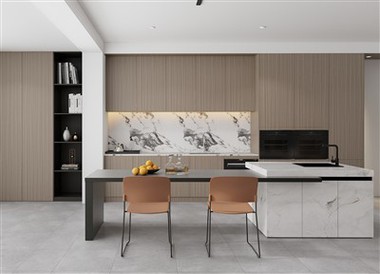 Sleek Modern Kitchen Cabinet