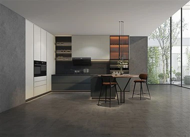 U-Shape Modular Kitchen Cabinet
