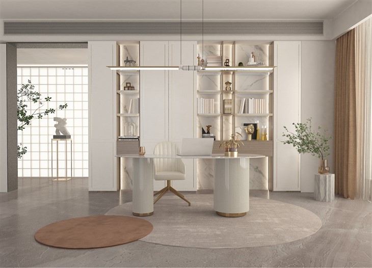 White Home Office Bookcase