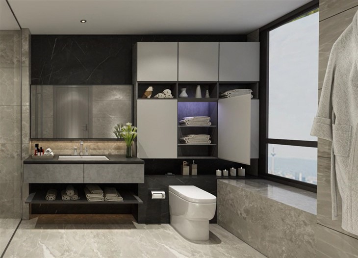Elegant Modern Bathroom Cabinets