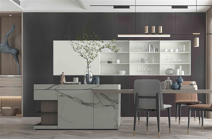 Dark Stylish Kitchen Cabinets