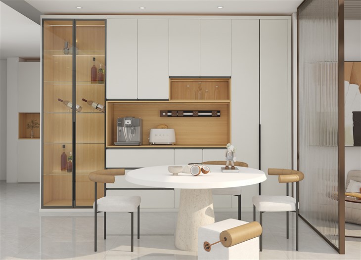 Practical Dining Room Pantry