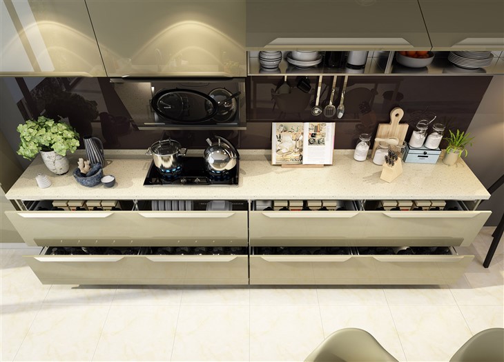 Stylish Gloss Kitchen Cabinets