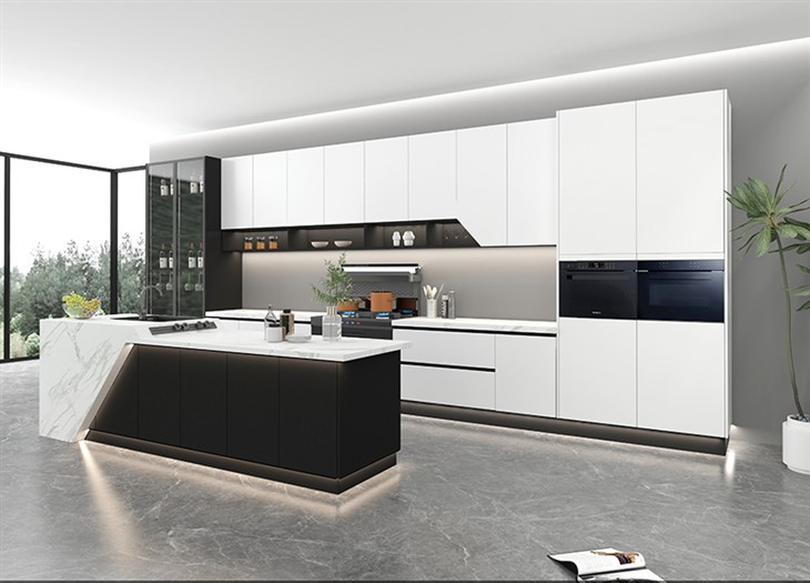 White Matte Kitchen Cabinet suppliers