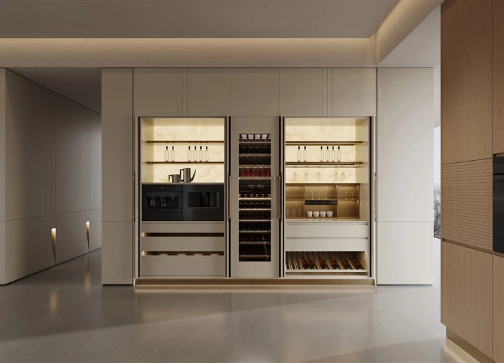 Textured Melamine Cabinets factory