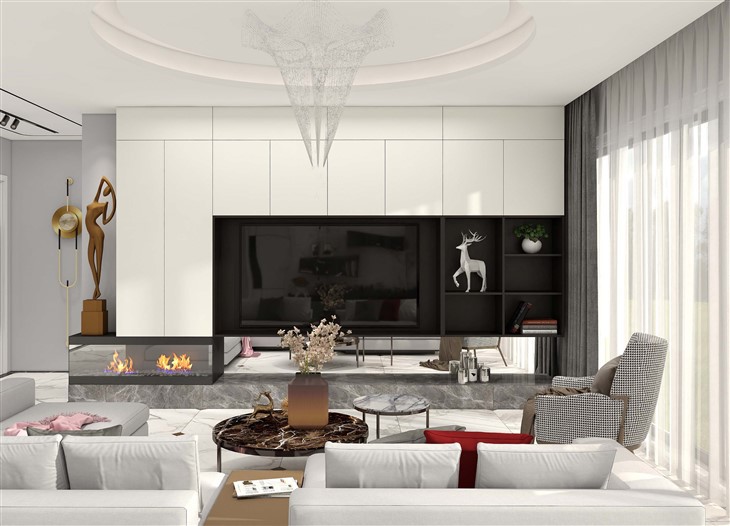 White Entertainment Center best
